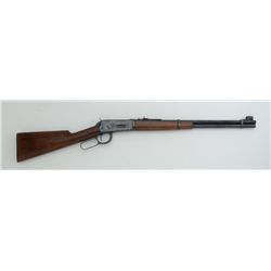 Winchester Model 94 lever action carbine, .32  W.S. cal., 20” barrel, blue finish, wood  stocks, #15