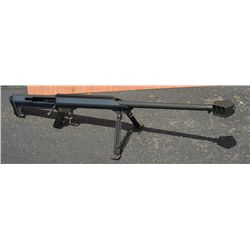 Barrett Model 99 single shot rifle in .416  caliber, mat finish, retractable bipod, #5524  with Peli