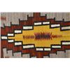 Image 1 : Woven Indian style rug with beautiful pattern  and colors, approx. 32” x 47” in overall  very good c