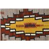 Image 1 : Woven Indian style rug with beautiful pattern  and colors, approx. 32” x 47” in overall  very good c