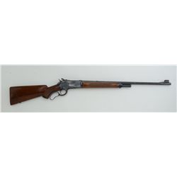 Winchester Model 71 lever action rifle, .348  W.C.F. cal., 24” round barrel, blue finish,  checkered