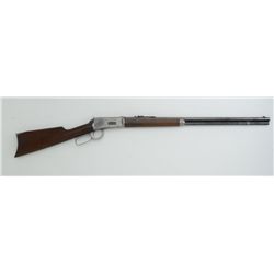 Winchester Model 94 lever action rifle,  .38-55 cal., 26” barrel, blue finish, wood  stocks, #899593