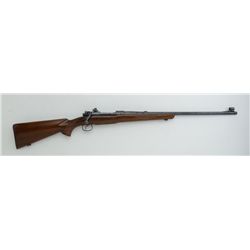 Winchester Model 54 bolt action rifle, .22  Hornet cal., 24” barrel, blue finish,  checkered wood st