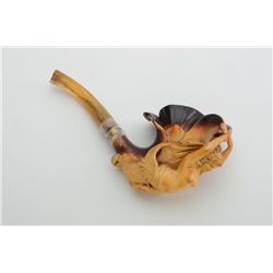 Meerschaum fancy nude with eagle pipe in very  good condition, some minor looseness of stem  from bo