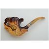 Image 2 : Meerschaum fancy nude with eagle pipe in very  good condition, some minor looseness of stem  from bo