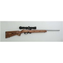 Remington Model 597 semi-auto rifle, .22LR  cal., 20” barrel, mat finish, laminated wood  stock, #B2