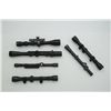 Image 2 : Lot of 6 scopes including a Weaver K4; a  Realist 6X; a Weaver J4; a Tasco 3X-9X40; a  Weaver K4 and