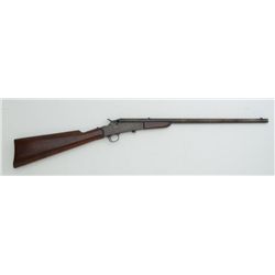 Remington single shot rifle, .22 cal., 20”  round barrel, blue and case hardened finish,  patent dat