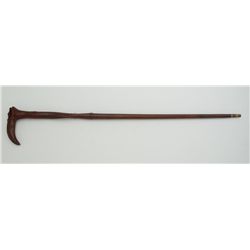 Hand carved from one piece of wood – American  folk art cane from the State Capitol  building of Pen