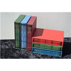 Lot of 6 deluxe hardback volumes  (III thru  VIII) regarding hunting in Africa (Sudan,  Botswana, Et