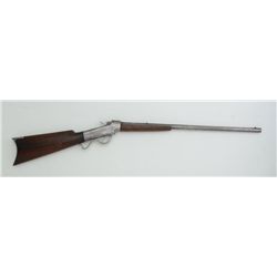 Interesting unmarked falling breech block  single shot rifle, with scooped receiver top  (appearance