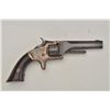 Image 1 : Smith & Wesson 1st Model 2nd Issue spur  trigger revolver, .22 cal., 3” barrel, blue  finish, silver