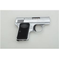 Precision Small Arms pocket Model PSP-25  semi-auto pistol, .25 cal., 2” barrel,  stainless, checker