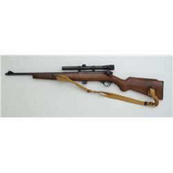 Mossberg Model 152 semi-auto rifle, .22LR  cal., 18” barrel, blue finish, wood stock,  #NVSN in over