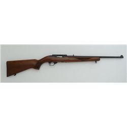 Ruger Model 10/22 semi-auto carbine, .22LR  cal., 18-1/2” barrel, blue finish, checkered  wood stock