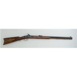 Modern Uberti blackpowder percussion half  stocked plains type rifle, .50 cal., 29”  octagon barrel,