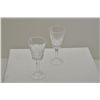 Image 1 : Lot of 12 matching Waterford crystal glasses,  5” in height.  Est.:  $75-$150.