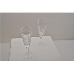 Lot of 12 matching Waterford crystal glasses,  7-1/4” in height.  Est.:  $75-$150.