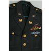 Image 2 : U.S. Army Uniform dress jacket, Helicopter  Warrant Officer with wings, ribbons, patches  and pins. 