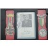 Image 2 : Lot of 2 framed German military items, one a  framed and matted drawing of General  Des  Heeres, the