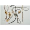 Image 1 : Lot of 6 bolo ties, all different.  Est.:   $75-$150.