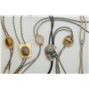 Image 2 : Lot of 6 bolo ties, all different.  Est.:   $75-$150.