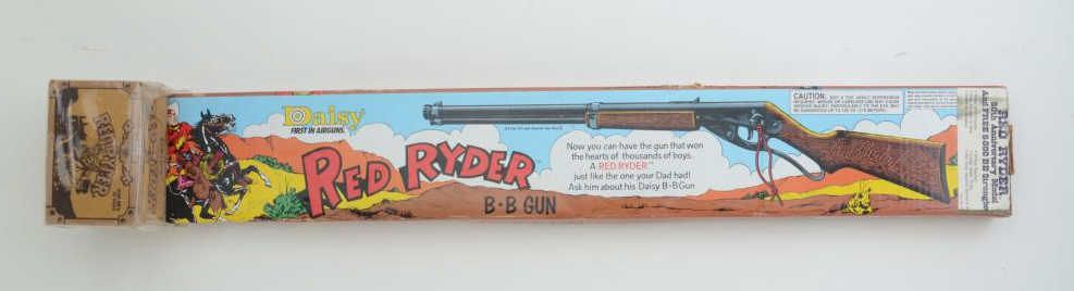Daisy Red Ryder BB rifle in factory cardboard box, unopened, with Red ...