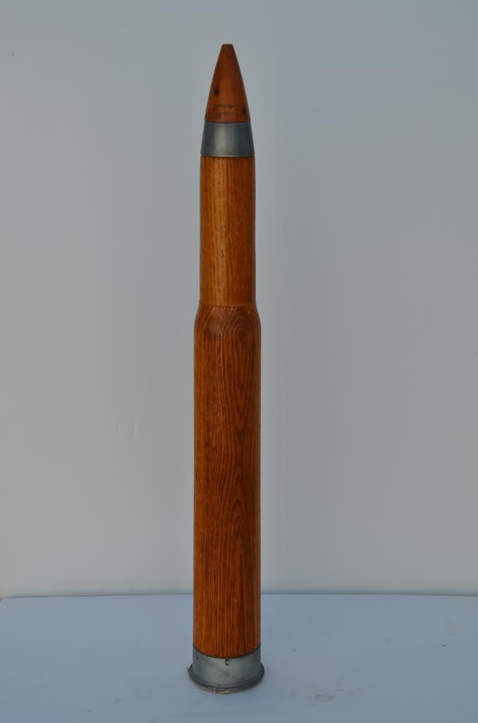 Wood Practice shell for WWI-WWII artillery 35