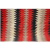 Image 1 : Nicely woven colorful Indian style rug  approx. 43” x 41” in red, black, grey and  white, overall go