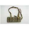 Image 1 : Lot of military bandoliers: 2 with .30-06  ammo, 1 with 7.62 x 39mm ammo.  Est.:   $50-$75.