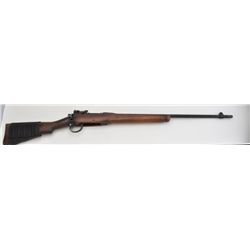 British Enfield No. 4 MK I bolt action rifle,  .303 cal., sporterized, 25” barrel, military  finish,