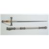 Image 1 : Modern copy of Napoleon’s sword and  decorative metal scabbard in overall good  condition with damag