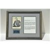 Image 1 : Framed & matted photo of German General Major  Ernest Remer with history document included.   Est.: 