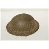 Image 1 : WW I style helmet with netting and liner;  good quality reproduction.  Est.:  $50-$75.