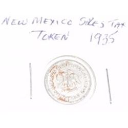 1935 NEW MEXICO SALES TAX TOKEN *RARE HARD TO FIND*!! TOKEN CAME OUT OF SAFE BOX!!