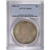 Image 1 : 1891-O MORGAN DOLLAR PCGS MS-64 ORIGINAL TONE
