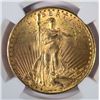 Image 2 : 1924 $20.00 St. GAUDENS GOLD PIECE, NGC MS-63