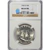 Image 1 : 1960 D Franklin Half Dollar NGC MS64 FBL