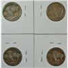 Image 2 : 4-1921 BUFFALO NICKELS "GRADING SET" (GOOD,VG,FINE,VF)