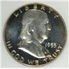 Image 2 : 1955 PROOF FRANKLIN HALF DOLLAR PCI PR-66 CAMEO