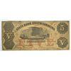 Image 1 : 1855 $5 CHARLESTON, SC (STATE BANK OF SOUTH CAROLINA)