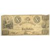 Image 1 : 1855 $10 MONROE, MI (BANK OF RIVER RAISEN)