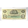 Image 1 : 1872 $5 SOUTH CAROLINA NOTE HAS SMALL TEAR IN TOP MIDDLE OF NOTE
