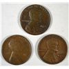 Image 1 : (3) 1924-D LINCOLN ONE CENT NICE VG COINS 3 COINS