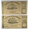Image 1 : 1862 & 1863 FIFTY CENT STATE OF NORTH CAROLINA NOTES