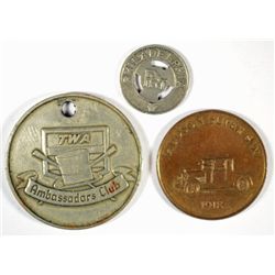 TOKENS: TWA, HUDSON CAR, FARE