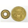 Image 2 : TRADE TOKEN, 1856 N.Y. TOKEN-2 COINS