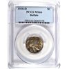 Image 1 : 1938-D BUFFALO NICKEL PCGS MS66