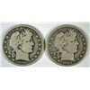 Image 1 : 1898-O BARBER HALF DOLLAR VG & 1903-O BARBER HALF DOLLAR FINE