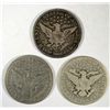 Image 2 : (3) 1903-S BARBER HALF DOLLARS "GRADING SET" (AG,GOOD,VG)